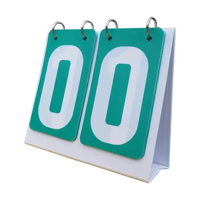 Tableau de bord multi-sports à 2 chiffres, tableau de bord rabattable durable, compteur de score pour jeux, basket-ball, volley-ball, football, badminton