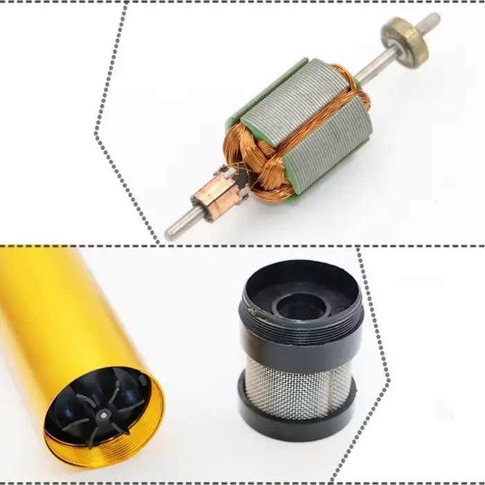 Mini pompe Submersible électrique Portable 12V Dc 38Mm pour pompes huile eau coque en alliage d'aluminium 12L/Min