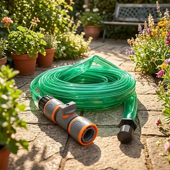 Tuyau d'arrosage plat en PVC extensible pour l'arrosage automatique des pelouses