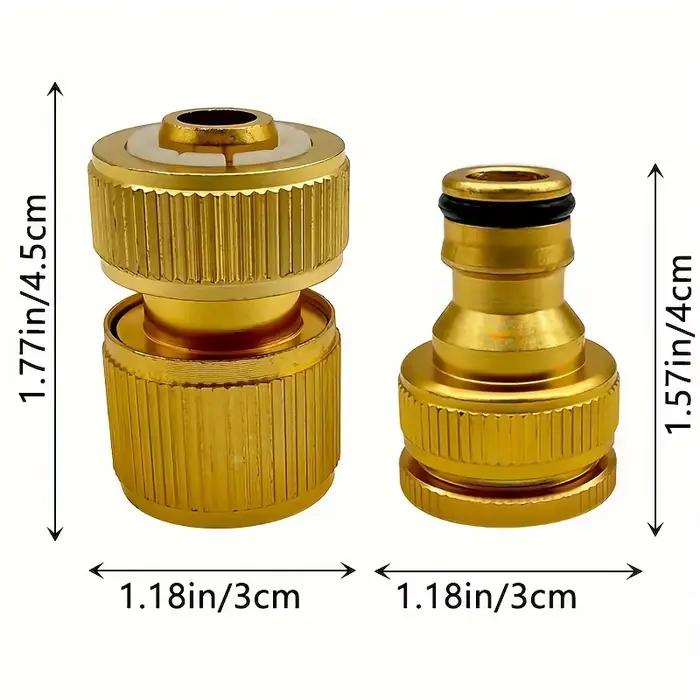 Jeu de connecteurs de tuyau en aluminium Standard ue