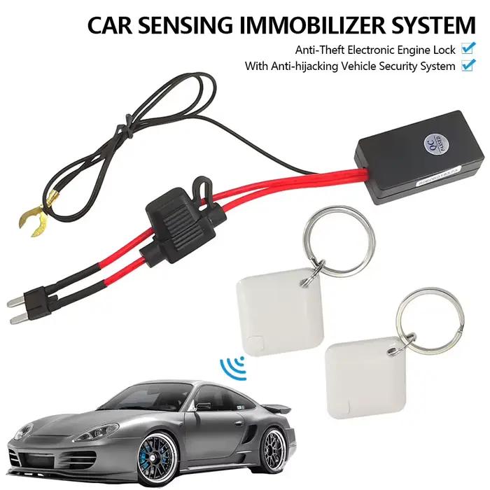 Système d'immobilisation de détection de voiture, verrouillage électronique antivol du moteur, système de sécurité Anti-détournement du véhicule, accessoires automobiles