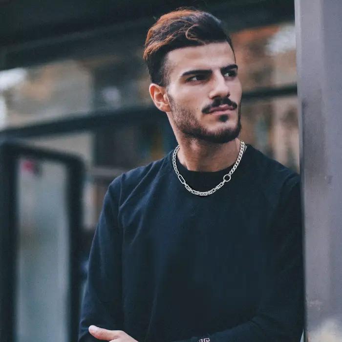 Vnox-Collier à maillons en acier inoxydable pour hommes et femmes, bijoux rock, style punk byzantin, en argent
