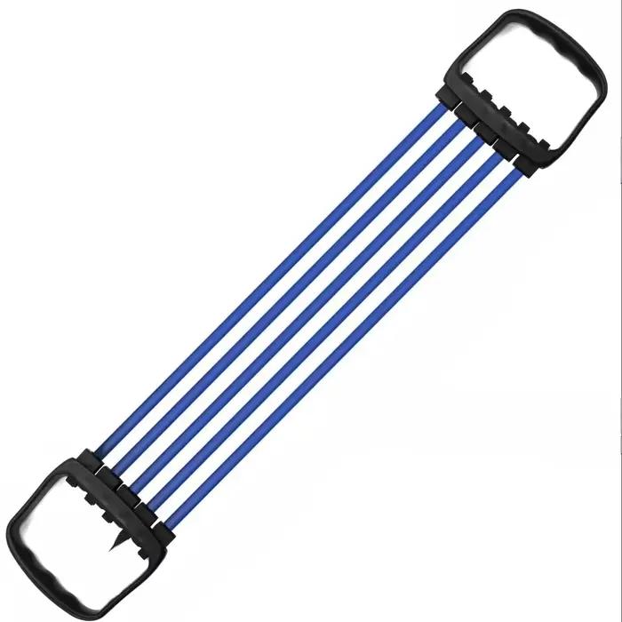 Ensemble d'entraînement complet du corps – Extenseur de poitrine avec 5 bandes de résistance amovibles pour Pilates, pompes et entraînement musculaire – Renforcer
