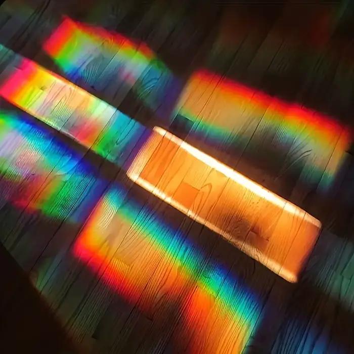 Prisme en verre de haute qualité, outil pédagogique de physique pour les expériences de spectroscopie et de photographie, cadeau idéal pour les étudiants en sciences