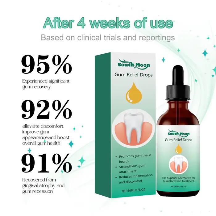 Gouttes pour soulager les maux de dents, réduire les saignements des gencives, atténuer la douleur et le gonflement, éliminer la plaque dentaire, les taches et les caries, traiter la parodontite, prot