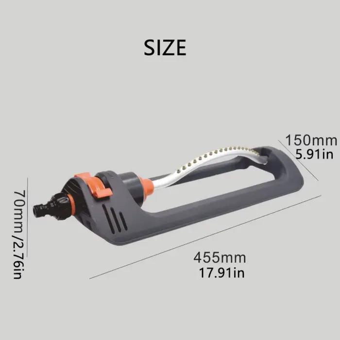 Arroseur oscillant automatique pour pelouse avec 19 buses