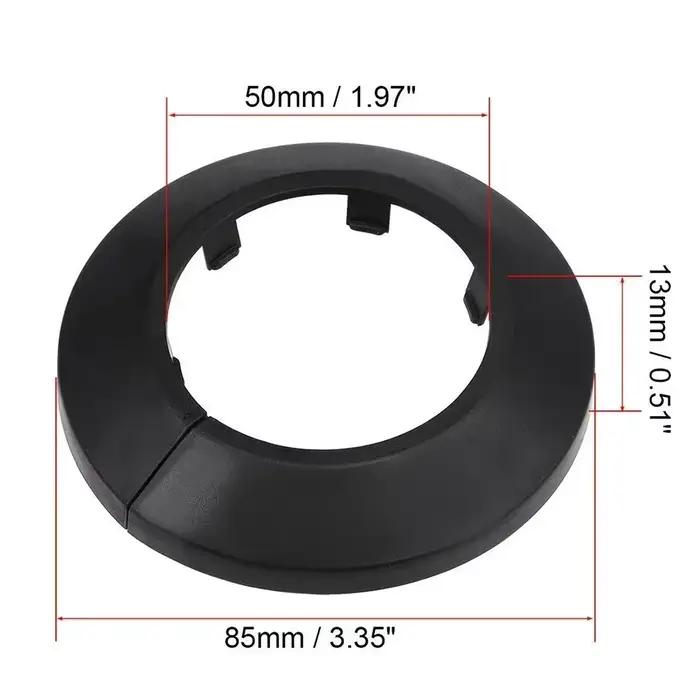 Couvercle de tuyau en plastique PP de 50mm