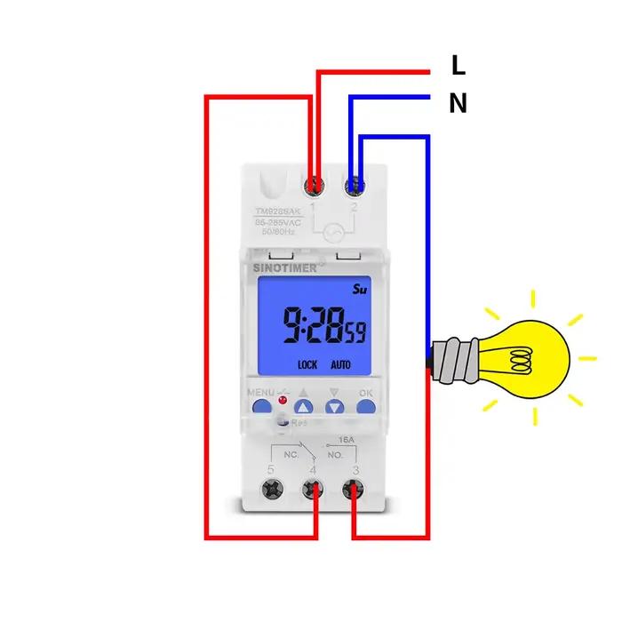 Minuterie Programmable de deuxième intervalle de 7 jours