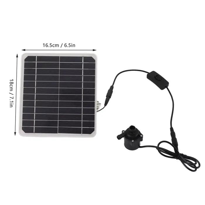 Kit de pompe à eau solaire 50W avec stockage de batterie pour un fonctionnement 24h/24 et 7j/7
