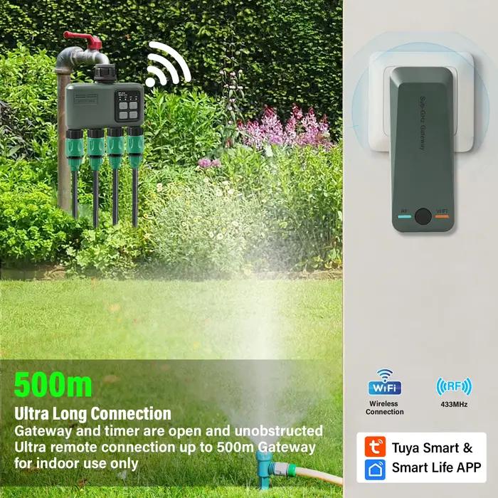 Programmateur d'arrosage WiFi Yieryi 4 zones