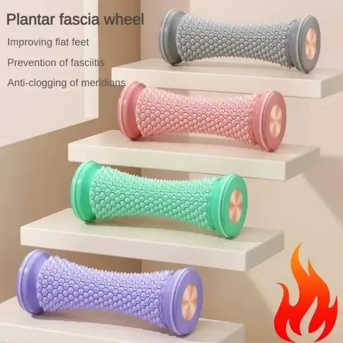 Rouleau de massage pour les pieds PP TPR ergonomique antidérapant, outil de massage des tissus profonds pour la fasciite plantaire, la relaxation des muscles de la voûte plantaire et des jambes