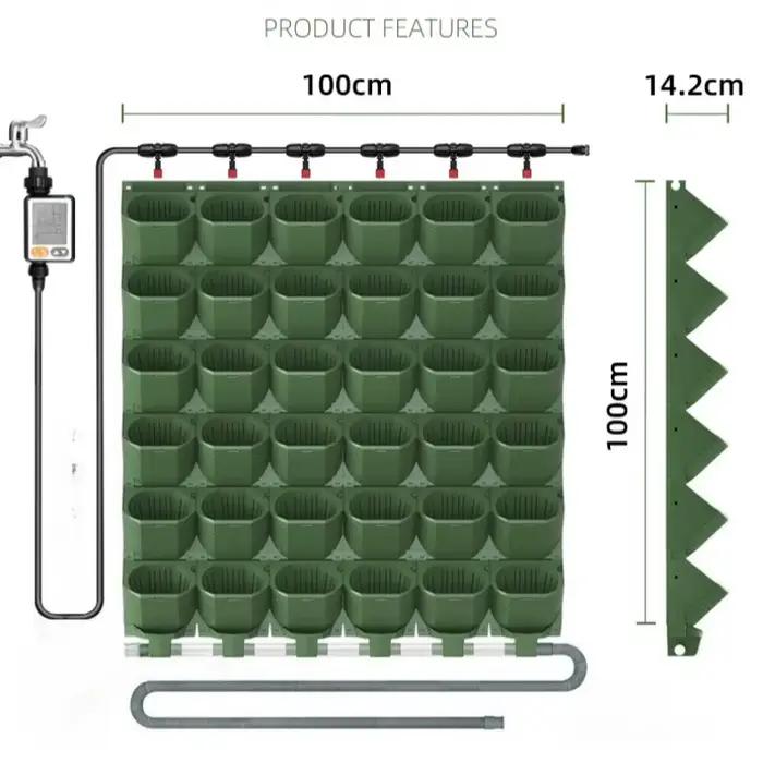 Morden plante mur Pot de fleur luxe balcon jardin Pot