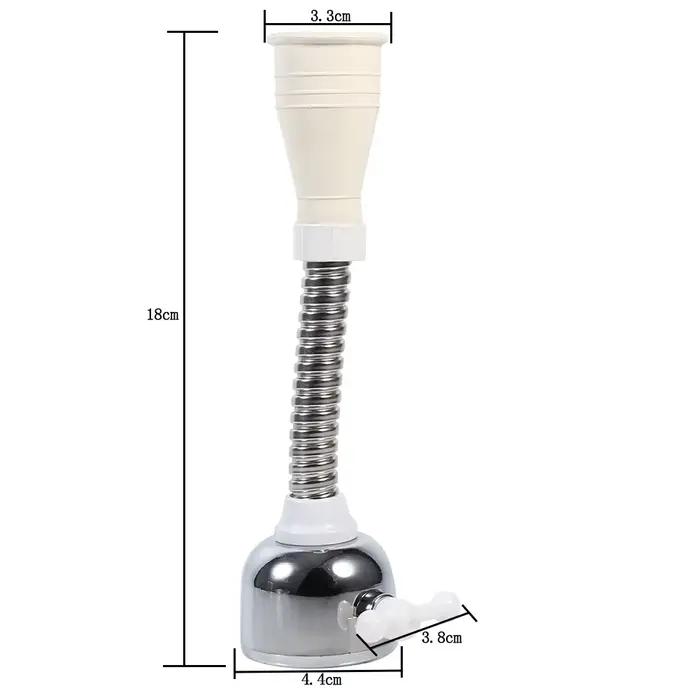 Accessoire de cuisine aérateur de robinet 360° réglable en plastique ABS pour économiser de l'eau et faciliter le nettoyage des assiettes ustensiles et légumes occasions quotidiennes et cadeaux familiaux