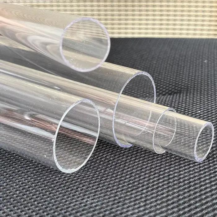 Tube en polycarbonate PC, plastique haute transparence, tube rigide creux rond, diamètre extérieur 12 15 16 18 20 22 25 26 30 32 35 40 42 45 48 50
