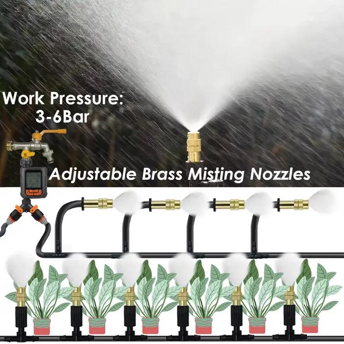 Kit de système d'irrigation goutte à goutte automatique pour jardin