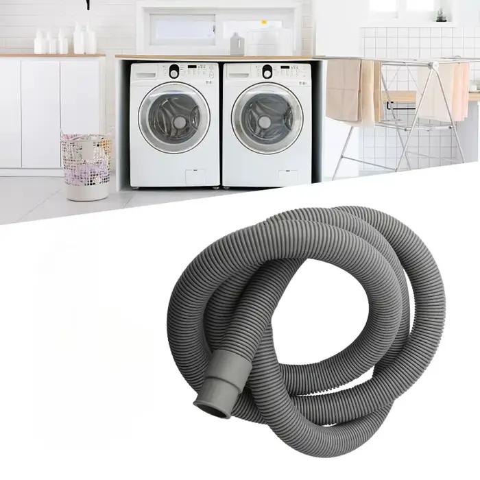 Tuyau d'extension de vidange pour machine à laver et lave-vaisselle de 80/100/250 cm avec colliers de serrage –