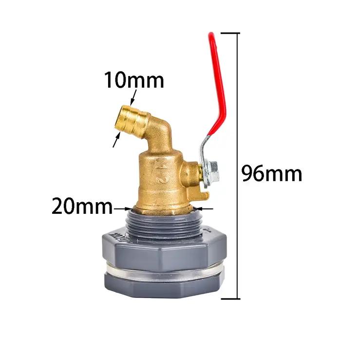 Adaptateur de robinet en laiton pour réservoir IBC
