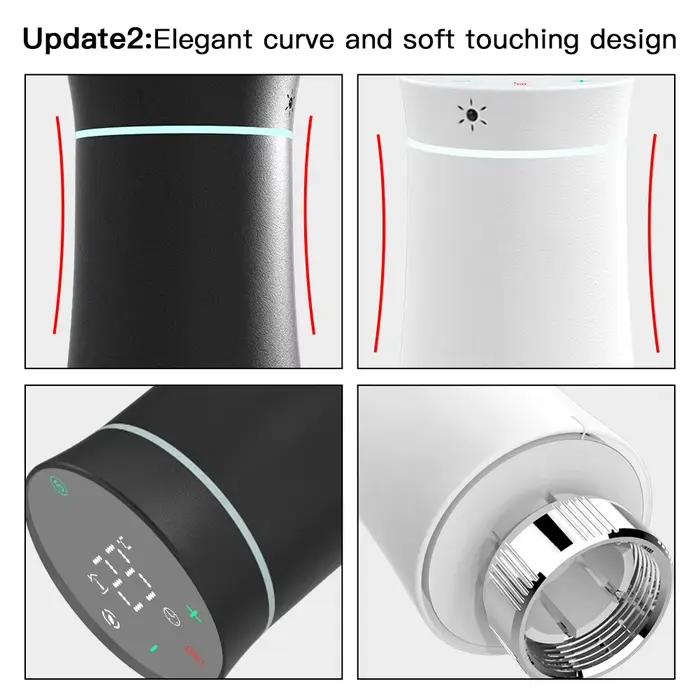 MOES ZigBee 3.0 TRV Thermostat Tuya vanne d'actionneur de radiateur contrôleur de température Programmable intelligent Alexa Google commande vocale