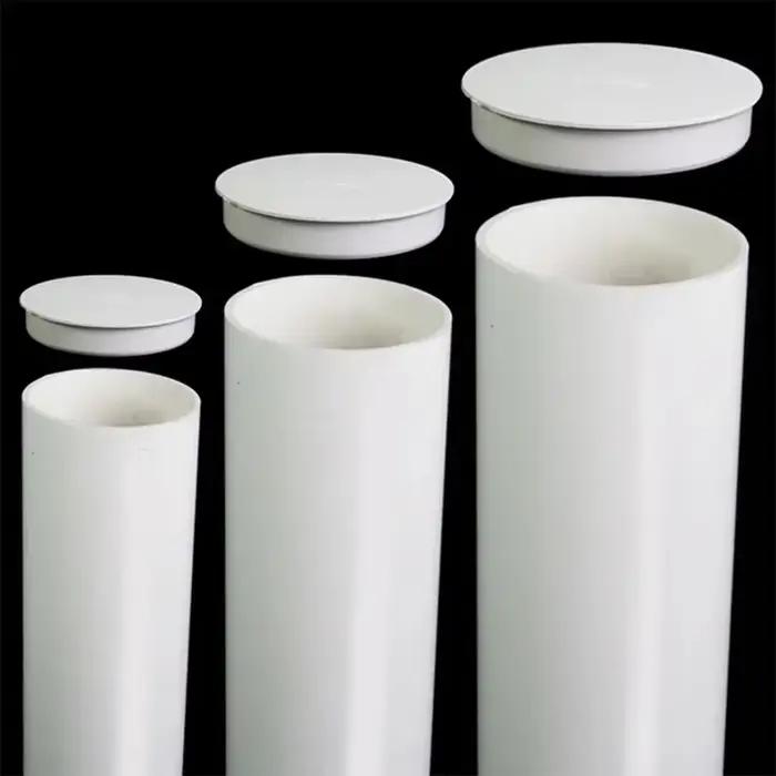 Couvercle décoratif de bouchon de tuyau en PVC