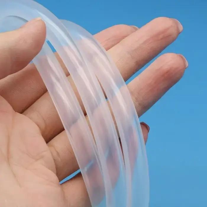 1/5/10M tuyau en caoutchouc de Silicone Transparent de qualité alimentaire ID 0.5 1 2 3 4 5 6 7 8 9 10 12mm o. D