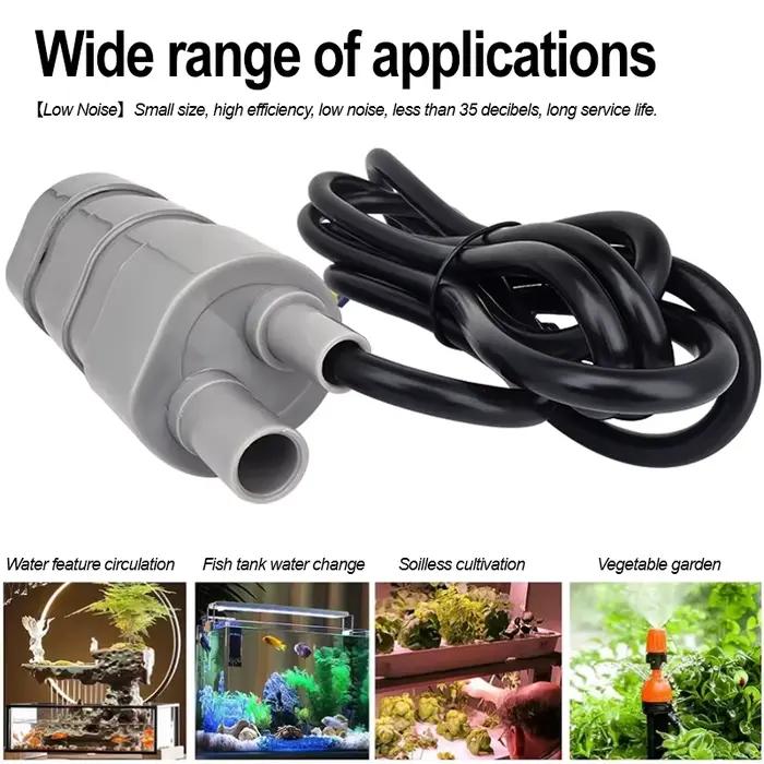 Pompe Submersible DC12V 1000L/H pour Machines à rainurer