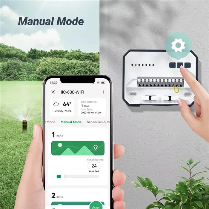 INKBIRD WIFI contrôleur d'arrosage intelligent système Programmable 6/8 Zone numérique LCD minuterie
