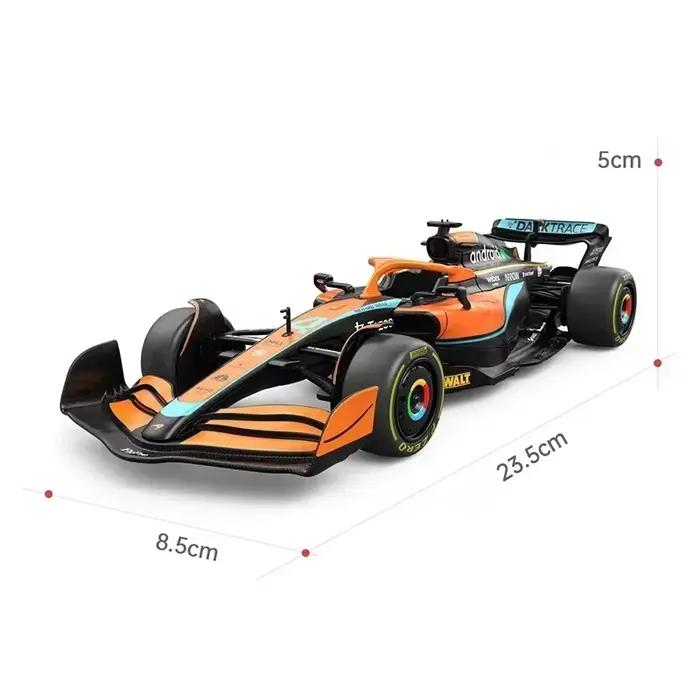 Modèle de voiture de course de Formule 1 McLaren MC L36 2022 à l'échelle 1:24, simulation statique en alliage moulé sous pression