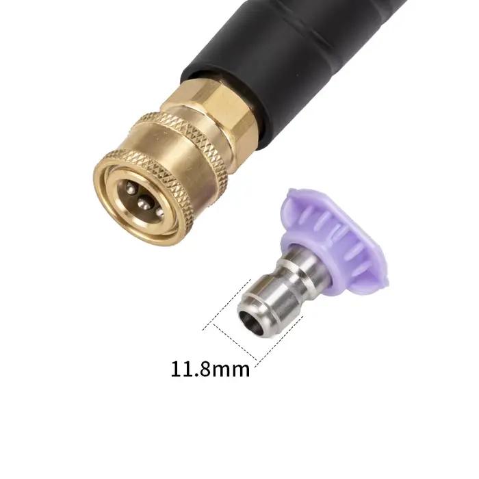 Nouvelles pointes de laveuse à brouillard par pulvérisation ; Faible pression ; Join rapide 1/4" ; Buse d'eau végétale à 4 voies