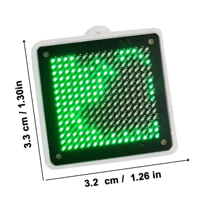 Ornements lumineux LED à simulation de courant d'eau