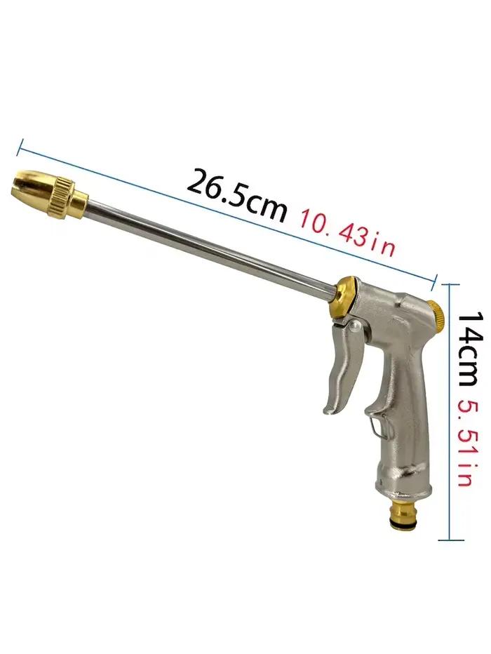 Pistolet à eau à tige longue haute pression en métal