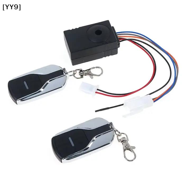 Système d'alarme antivol pour vélo électrique 36-72V, télécommande sans fil, verrou de sécurité intelligent pour vélo électrique et scooter[][YY][YY9]