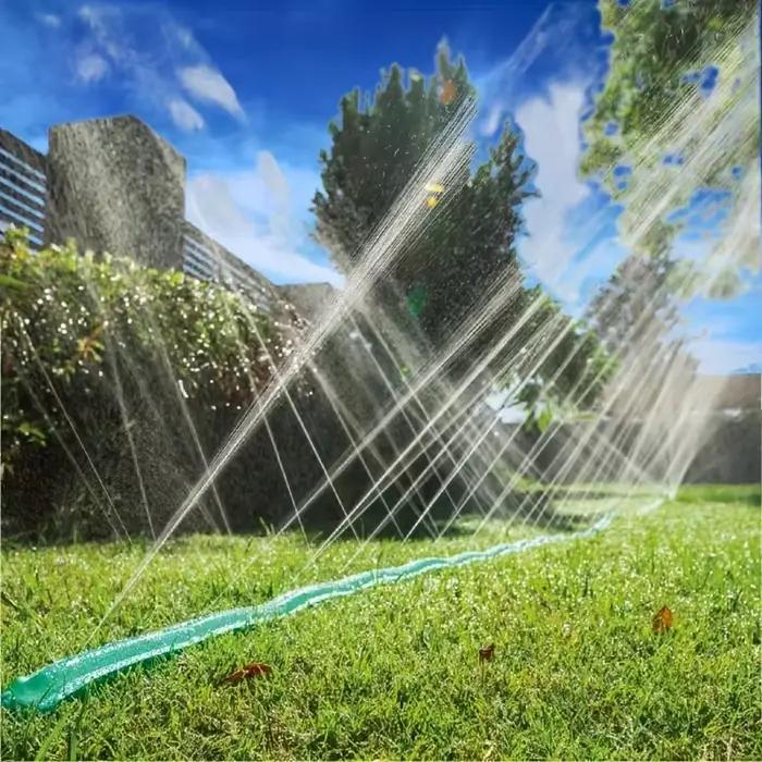 Arroseur et tuyau de trempage de jardin 2 en 1