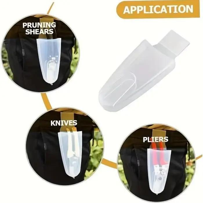 Étui de ceinture professionnel en plastique pour sécateur de jardin
