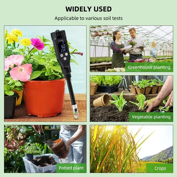 Testeur de sol intelligent avec Bluetooth