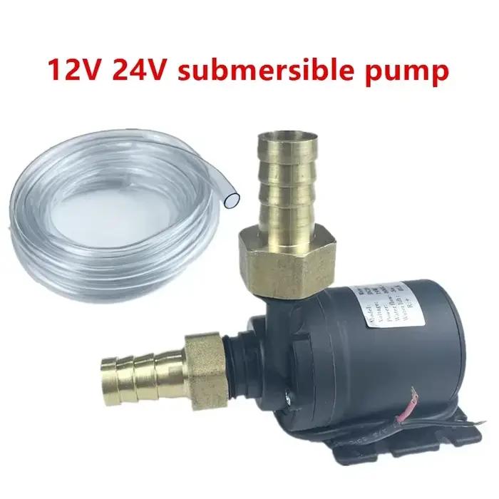 Pompe à eau submersible 12V 800L/H 5m DC24V moteur sans brosse Circulation d'eau pompes à eau solaires pour Touring RV fontaine Aquarium