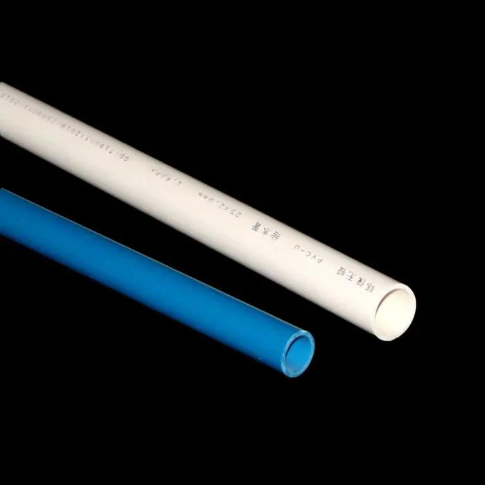 Tuyau en PVC bleu/blanc OD 20mm 25mm 32mm