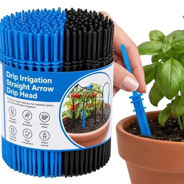 Goutteur à flèche droite pour système d'irrigation en plastique de qualité jardinage plantes fleurs installation facile et entretien économique occaions spéciales