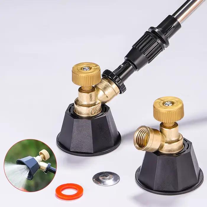 Buse d'atomisation agricole réglable en alliage noir Cyclone pour système d'irrigation et d'arrosage – Fournitures de jardin