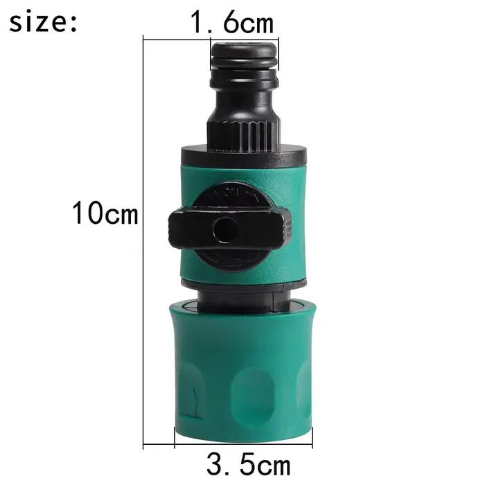 Nouveau tuyau d'arrosage vanne d'arrêt adaptateur de robinet connecteur d'eau de jardin gadget de jardin pour arrosage du jardin irrigation du jardin jardinage facile efficace et durable
