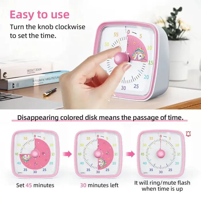 Minuterie d'apprentissage visible pour veilleuse pour enfants