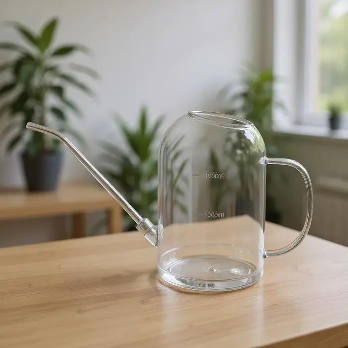 Arrosoir en plastique pour plantes d'intérieur et extérieur, 2 litres, bec en acier inoxydable, poignée antidérapante, pour débutants et professionnels, occasions spéciales et quotidiennes