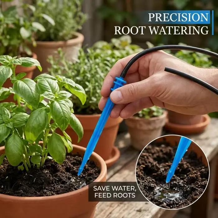 Goutteur à flèche droite pour système d'irrigation en plastique de qualité jardinage plantes fleurs installation facile et entretien économique occaions spéciales