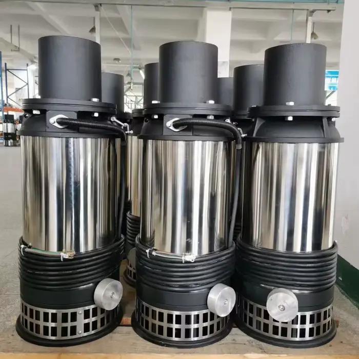Pompe submersible 7, 5hp pour étang à haut volume