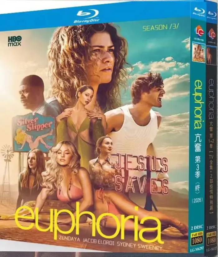 Saison Euphoria (1-3) 4-D Coffret scellé neuf en Blu-ray