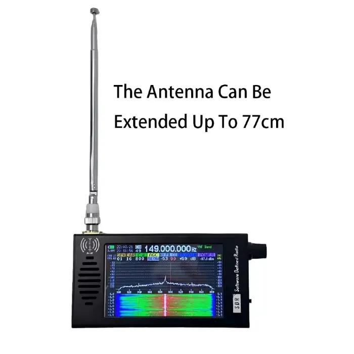 SDR V5 Radio ondes courtes DSP récepteur de Radio FM numérique Tranceiver SDR DSP démoodulation écran couleur