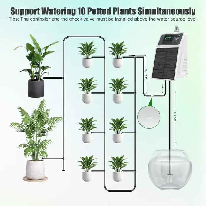Système d'irrigation automatique solaire pour plantes