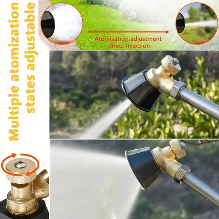 Buse d'atomisation agricole réglable en alliage noir Cyclone pour système d'irrigation et d'arrosage – Fournitures de jardin