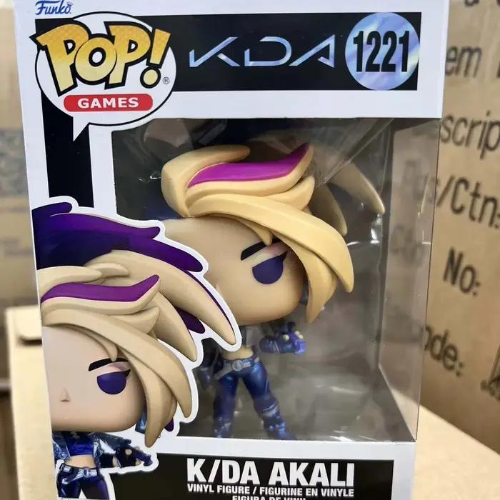 Funko POP! Figurine officielle limitée League of Legends K/DA Ahri Evelynn Kai’Sa Akali, cadeau de collection pour les fans du jeu LOL