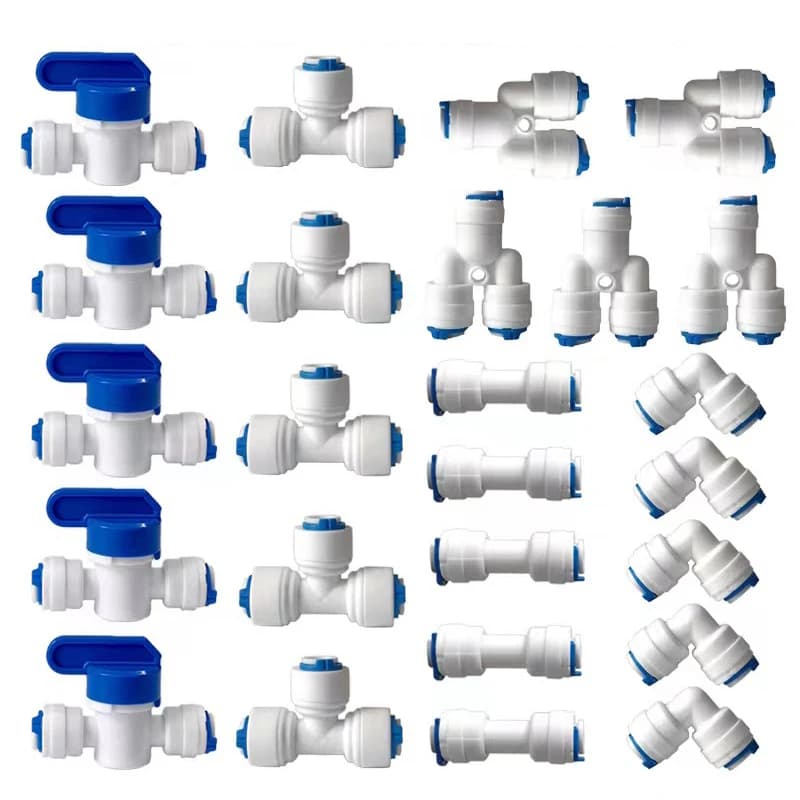 Raccord de tuyau en plastique pour osmose des barrage, raccord rapide, connexion de tuyau, connecteu