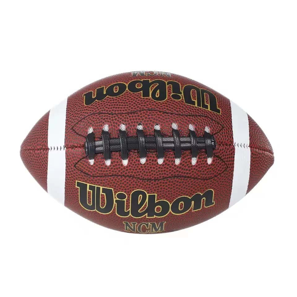 1 ballon de football américain standard pour l'entraînement et les matchs de football américain, tai
